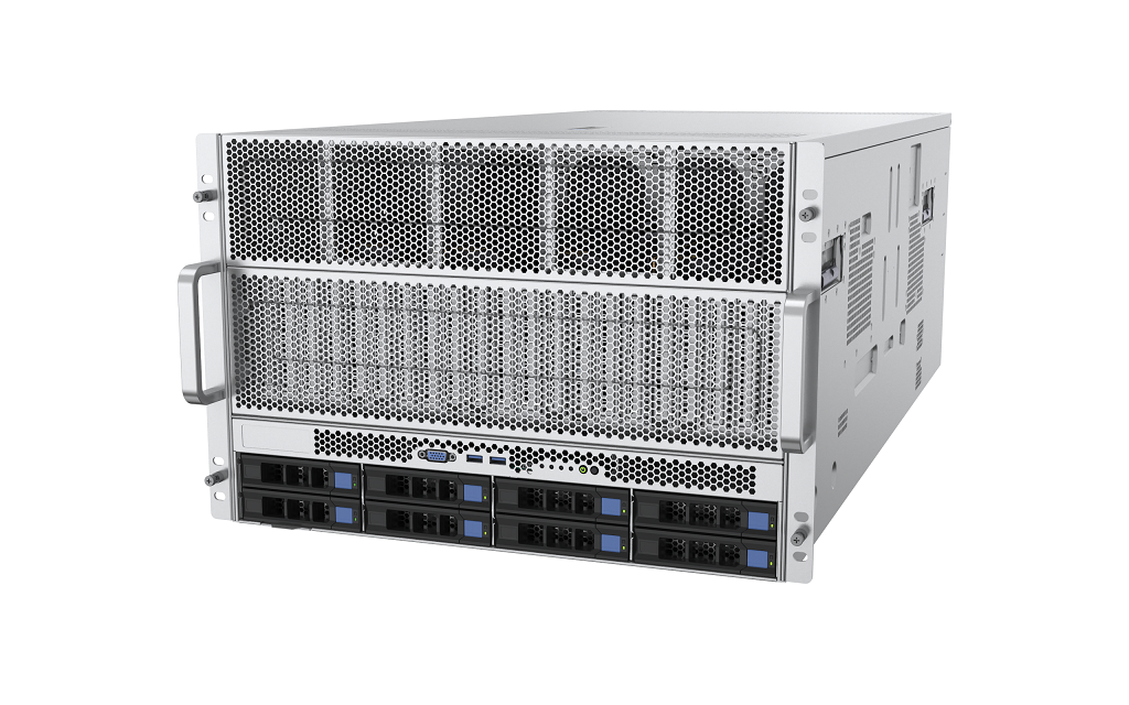 AMD EPYC 9004/9005平台 7U 8GPU卡人工智能服务器（风扇卡版）