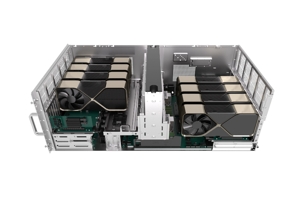 AMD EPYC 7002/7003平台 7U 8GPU卡人工智能服务器（风扇卡版）