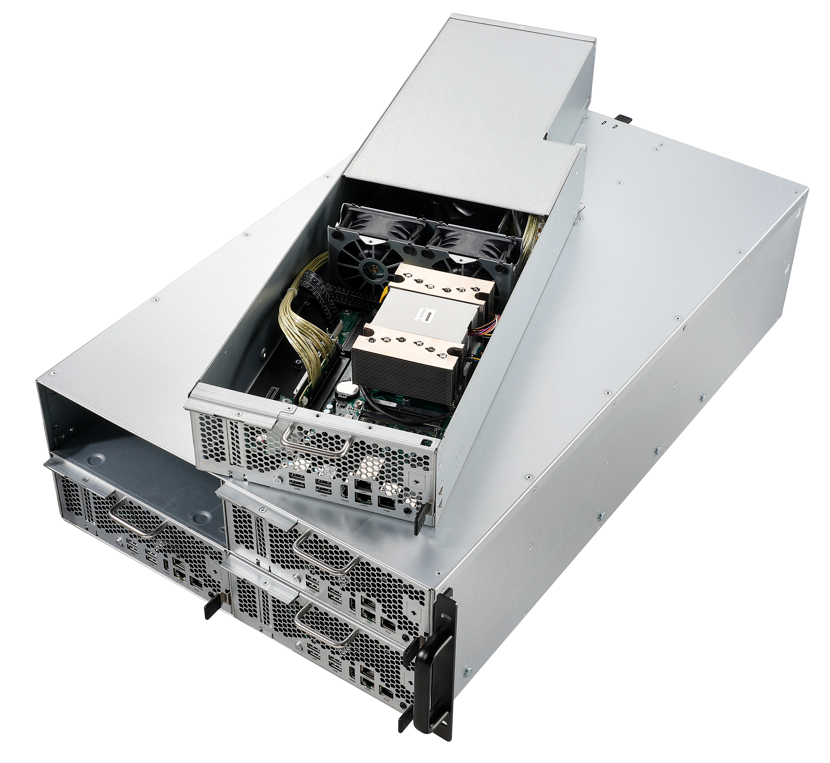 Intel® Core™系列4U 4节点集中供电PC Farm集群主机