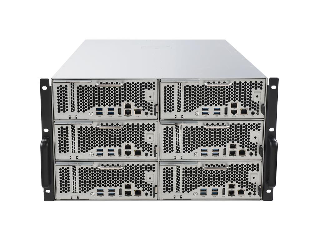 Intel® Core™系列6U 6节点PC Farm集群主机