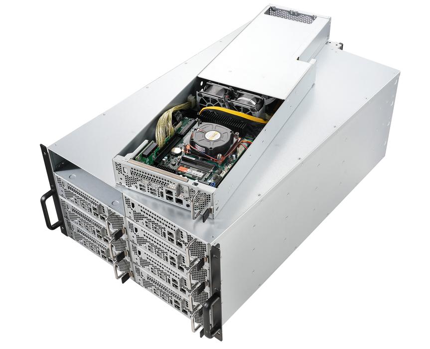 Intel® Core™系列6U 8节点PC Farm集群主机