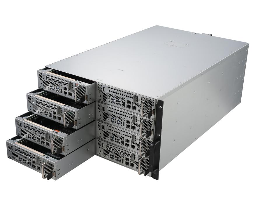Intel® Core™系列6U 8节点PC Farm集群主机