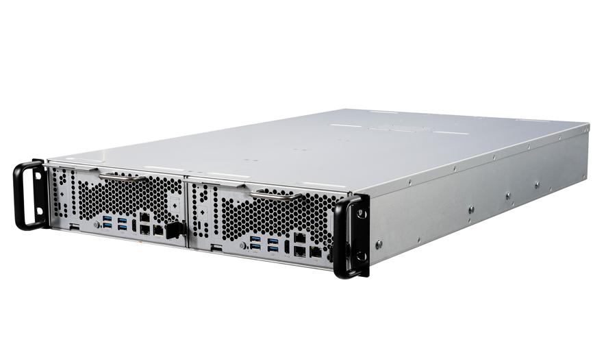 Intel® Core™系列2U 2节点独立供电PC Farm集群主机