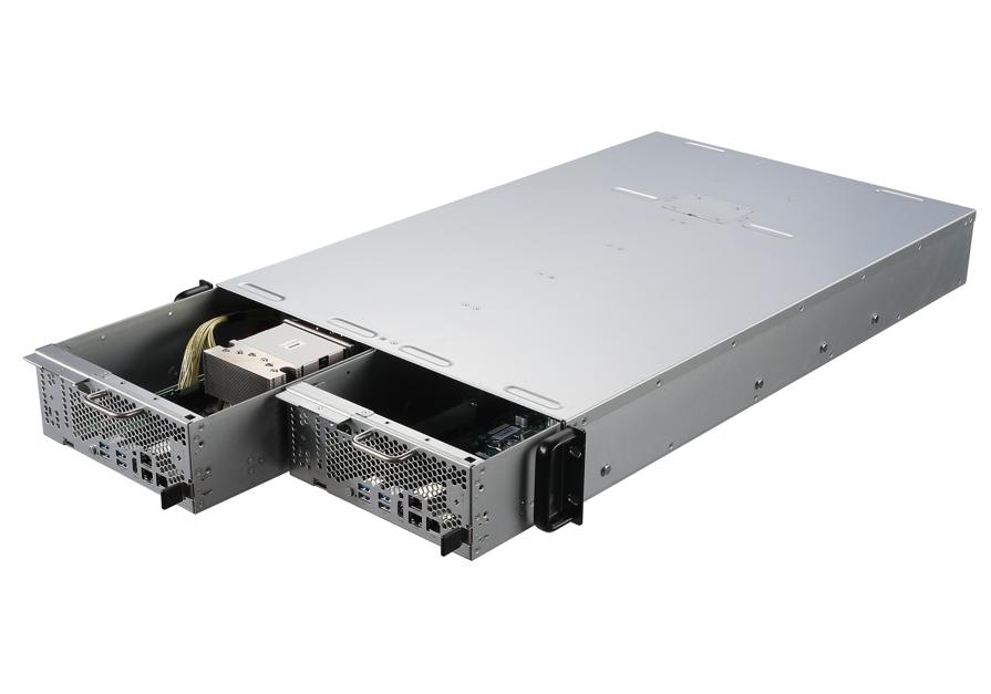 Intel® Core™系列2U 2节点独立供电PC Farm集群主机