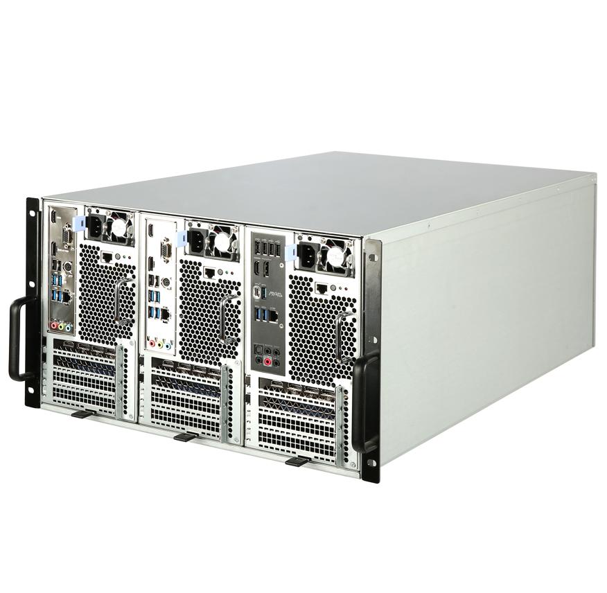 Intel® Core™系列6U 6节点独立供电PC Farm集群主机