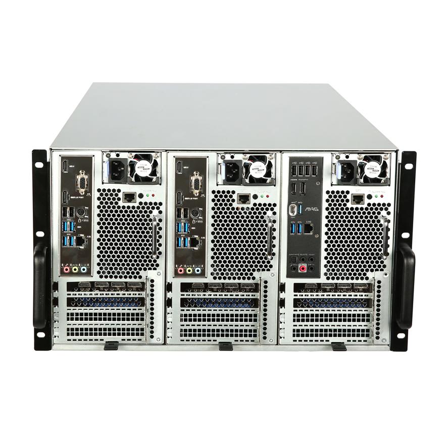 Intel® Core™系列6U 6节点独立供电PC Farm集群主机
