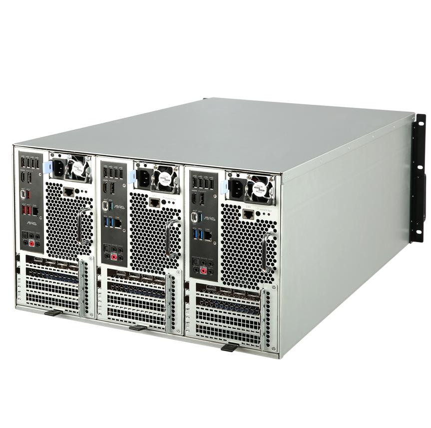 Intel® Core™系列6U 6节点独立供电PC Farm集群主机