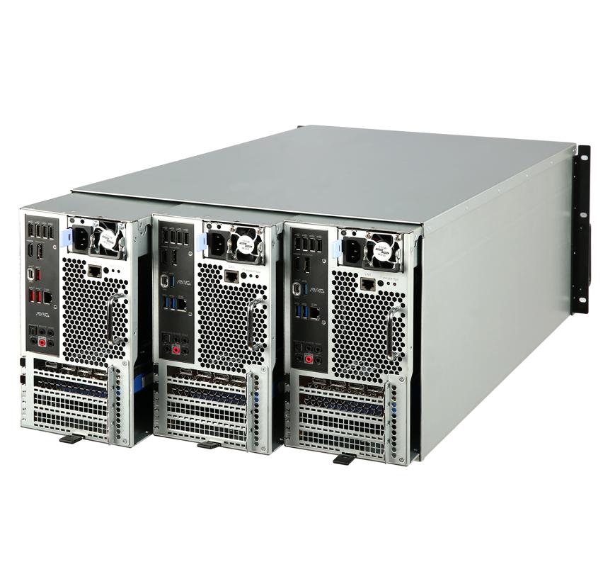 Intel® Core™系列6U 6节点独立供电PC Farm集群主机